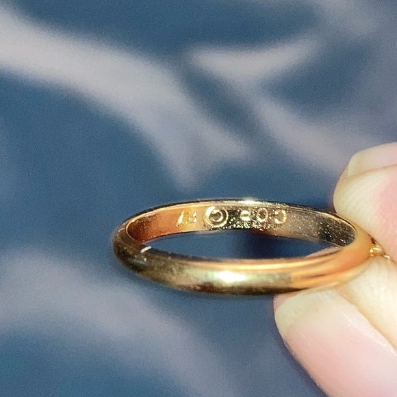 Gold  Charm Ring pick size and charm - Picture 16 of 16